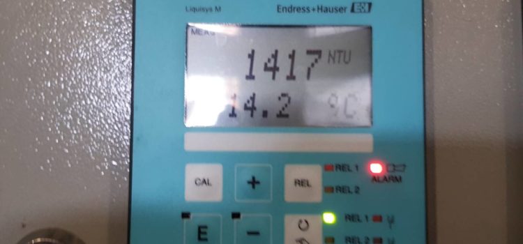Blokada filterskog postrojenja Hodžići , mutnoća vode preko 1.500 NTU