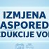 <strong>OBAVJEŠTENJE O IZMJENI RASPOREDA REDUKCIJE VODE</strong>